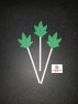 537 Small Pot Leaf Marijuana Chocolate Candy Lollipop Mold 537 Small Pot Leaf Marijuana Chocolate Candy Lollipop Mold